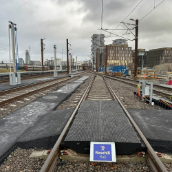 Rosehill Overkørselsplader af gummi DSB -rangerområde København