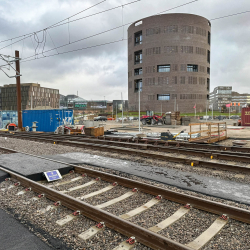 Rosehill Overkørselsplader af gummi DSB -rangerområde København